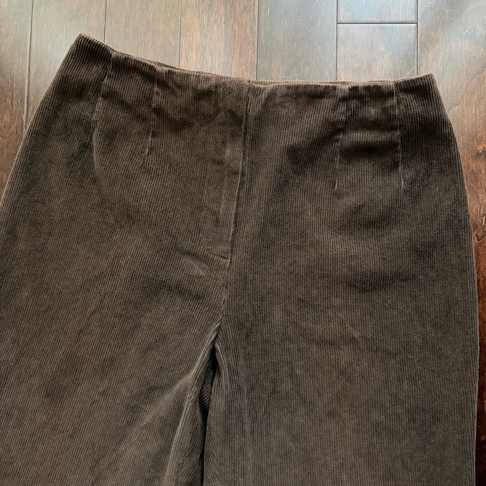 Piazza Sempion Sophia Brown Corduroy Pants Size IT 42 Women’s 6/8 Straight Leg - Picture 3 of 8